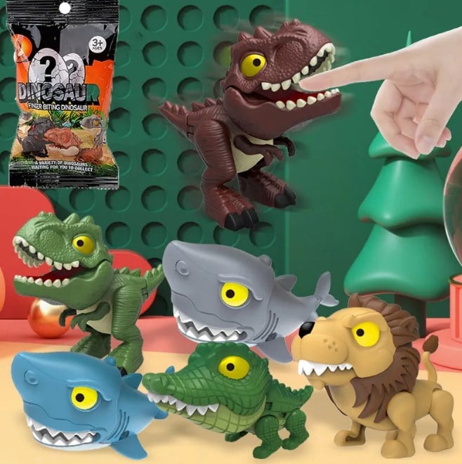 Last Day 50% OFF - Finger Biting Dinosaur Toy