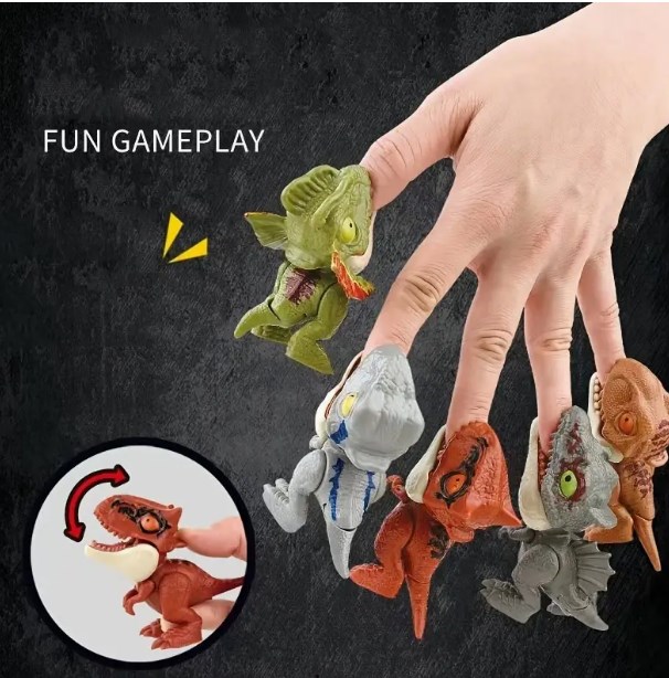 Last Day 50% OFF - Finger Biting Dinosaur Toy