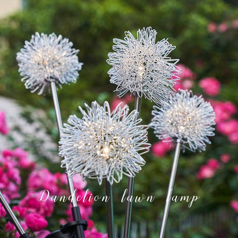 Last Day 50% OFF - IP65 Waterproof Solar Powered Dandelion Lights