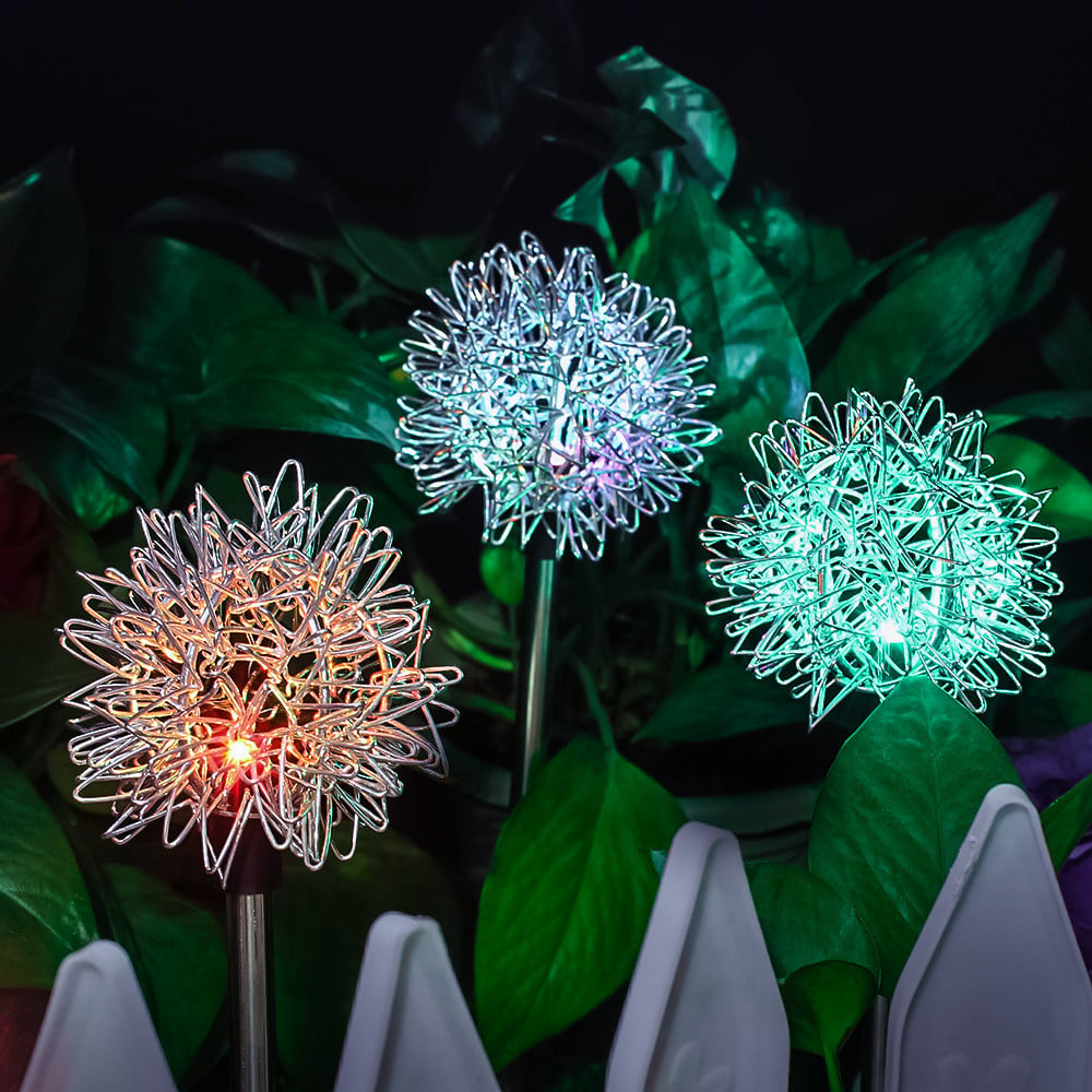 Last Day 50% OFF - IP65 Waterproof Solar Powered Dandelion Lights