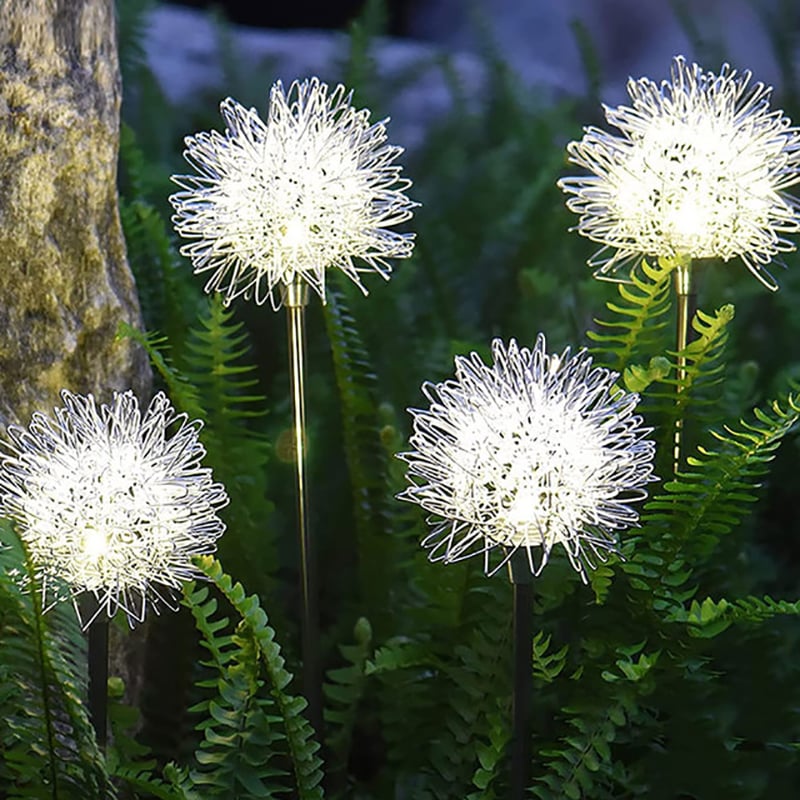 Last Day 50% OFF - IP65 Waterproof Solar Powered Dandelion Lights