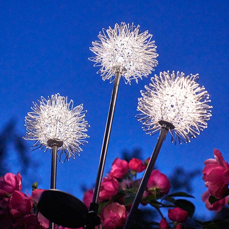 Last Day 50% OFF - IP65 Waterproof Solar Powered Dandelion Lights