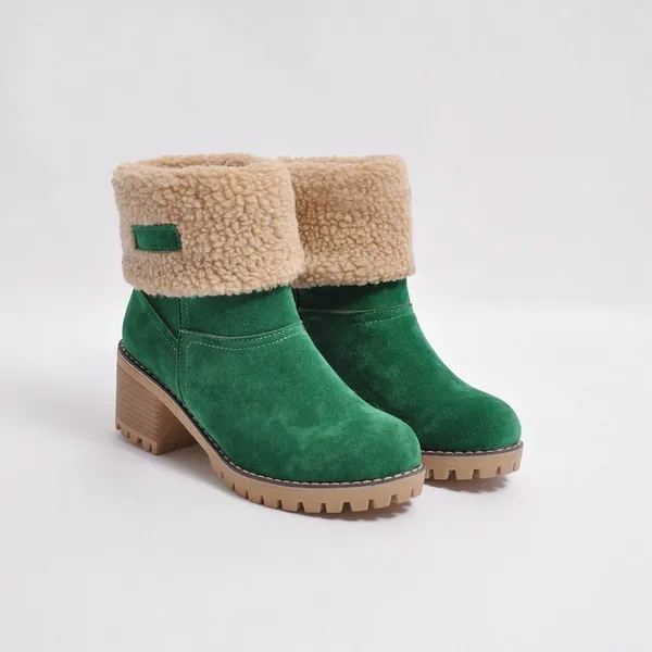 LAST DAY 53% OFF - WOMEN'S SOFT WATERPROOF WOOL LINING BOOTS