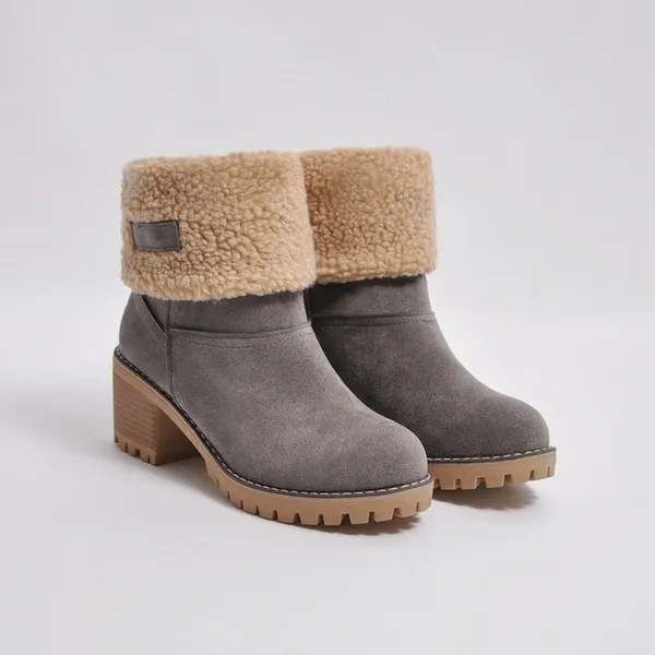 LAST DAY 53% OFF - WOMEN'S SOFT WATERPROOF WOOL LINING BOOTS