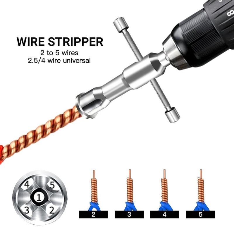 Last Day 70% OFF - Wire Stripping And Twisting Tool