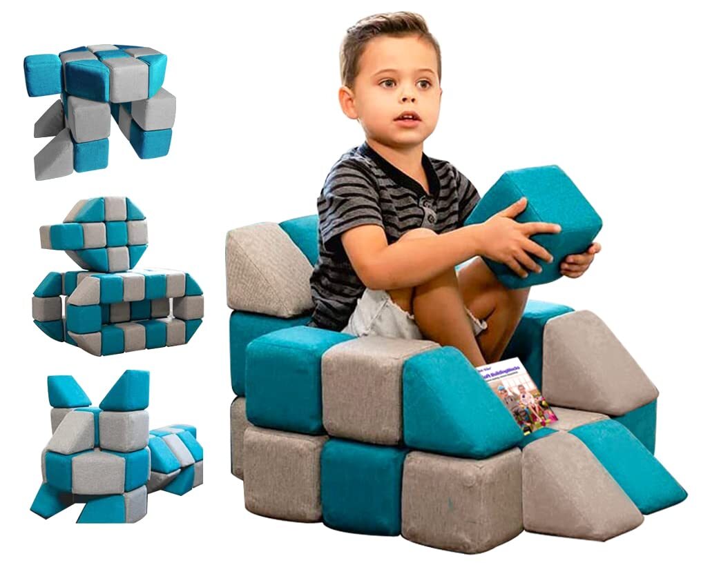 Last day clearance - Buy 2 Get 1 Free - Magnetic Soft Building Blocks for Kids, Magnetic Blocks