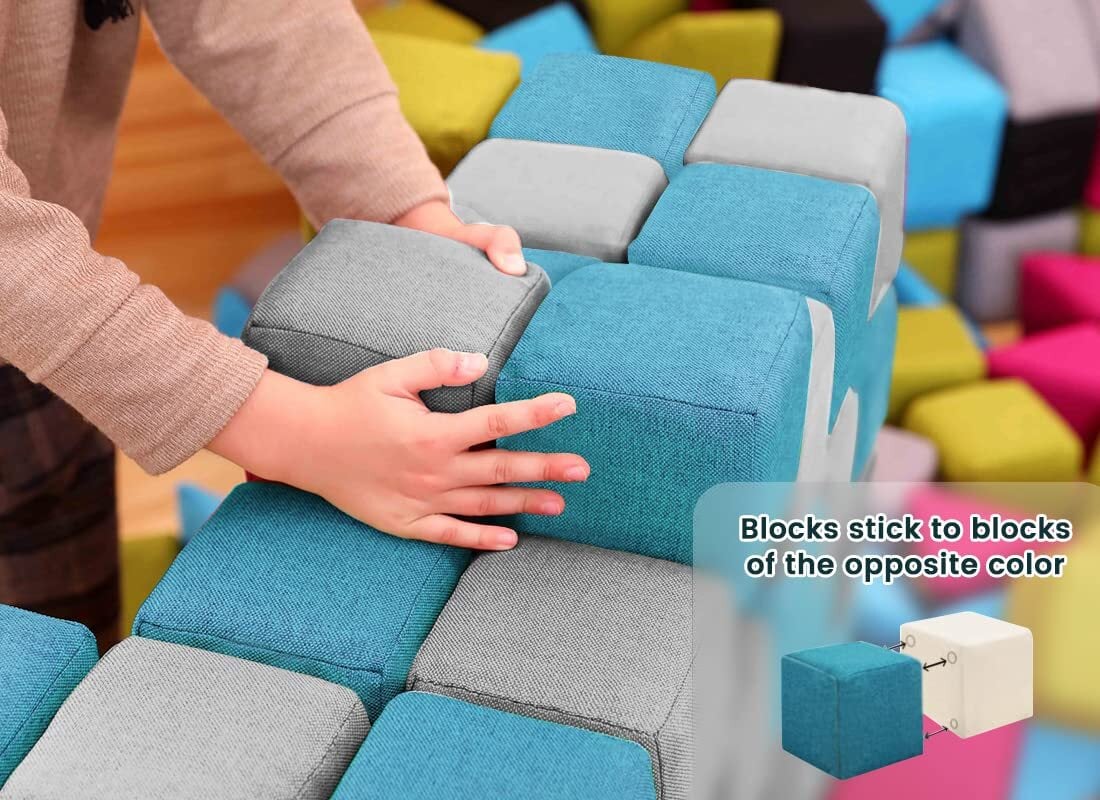 Last day clearance - Buy 2 Get 1 Free - Magnetic Soft Building Blocks for Kids, Magnetic Blocks