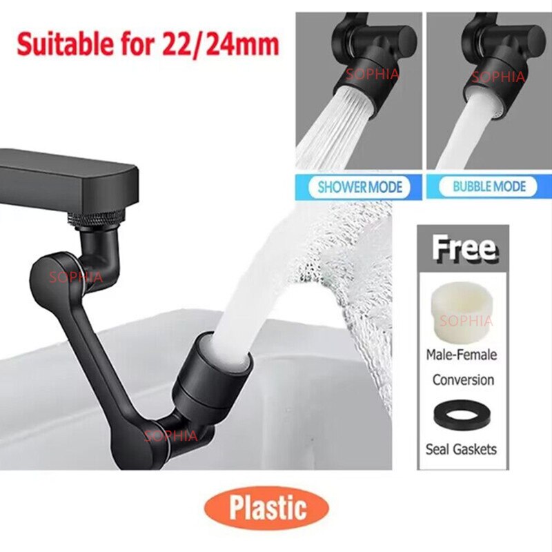 Last day sale - Rotating  robotic arm faucet (universal model)