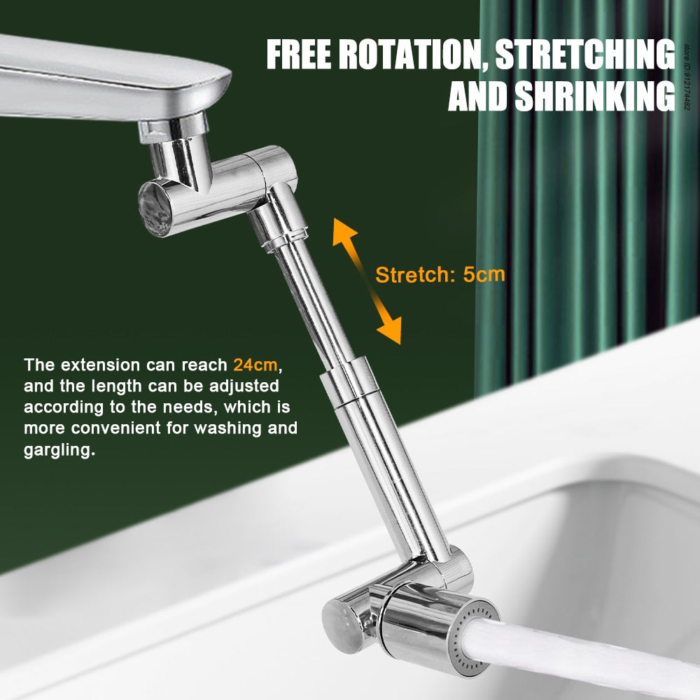 Last day sale - Rotating  robotic arm faucet (universal model)