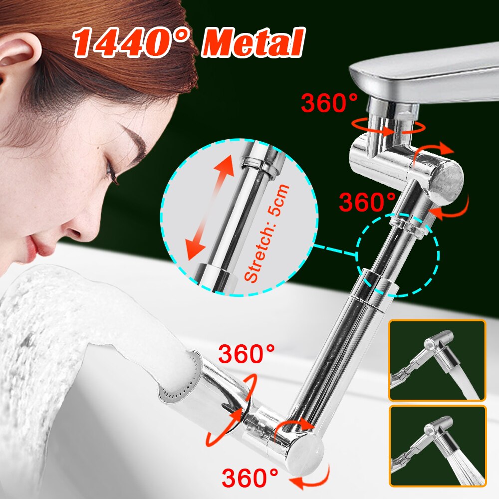 Last day sale - Rotating  robotic arm faucet (universal model)