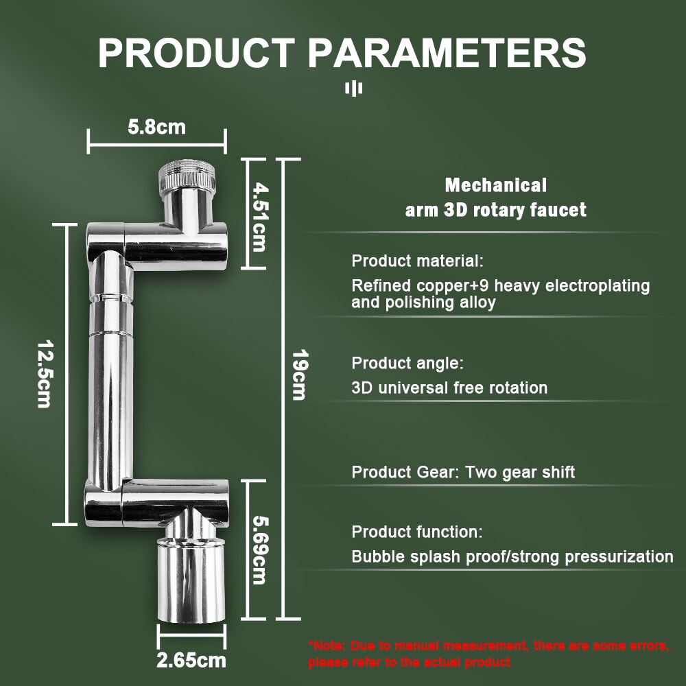 Last day sale - Rotating  robotic arm faucet (universal model)