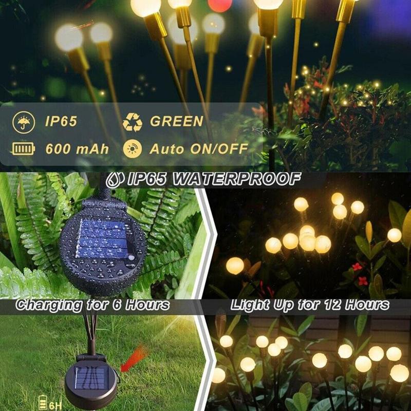 LAST DAY SALE - Solar Powered Firefly Lights