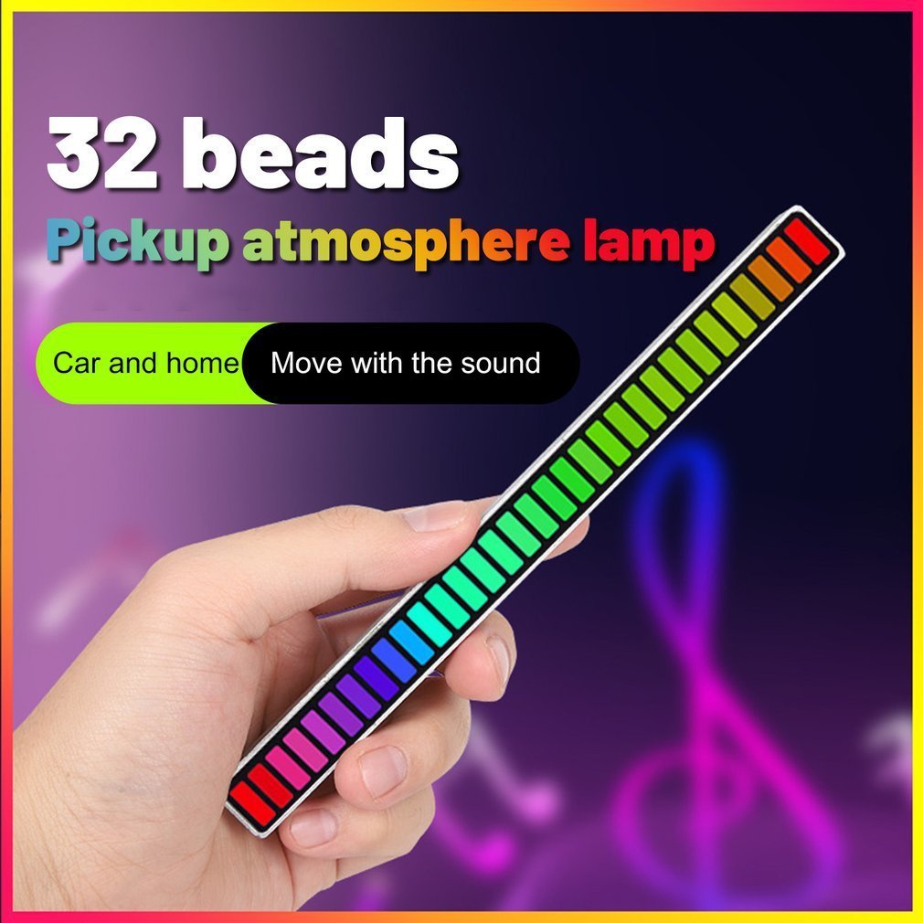 (Last Day Sale-49% OFF) – Wireless Sound Activated RGB Light Bar