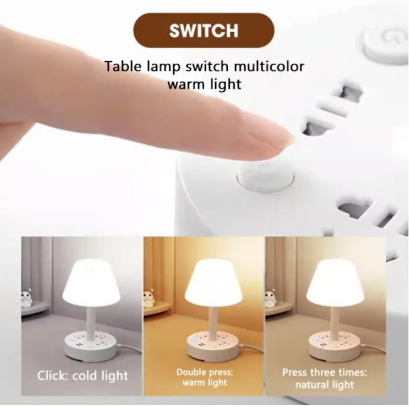 Last Day Sale OFF 60% - Electric Socket Night Light Table Lamp