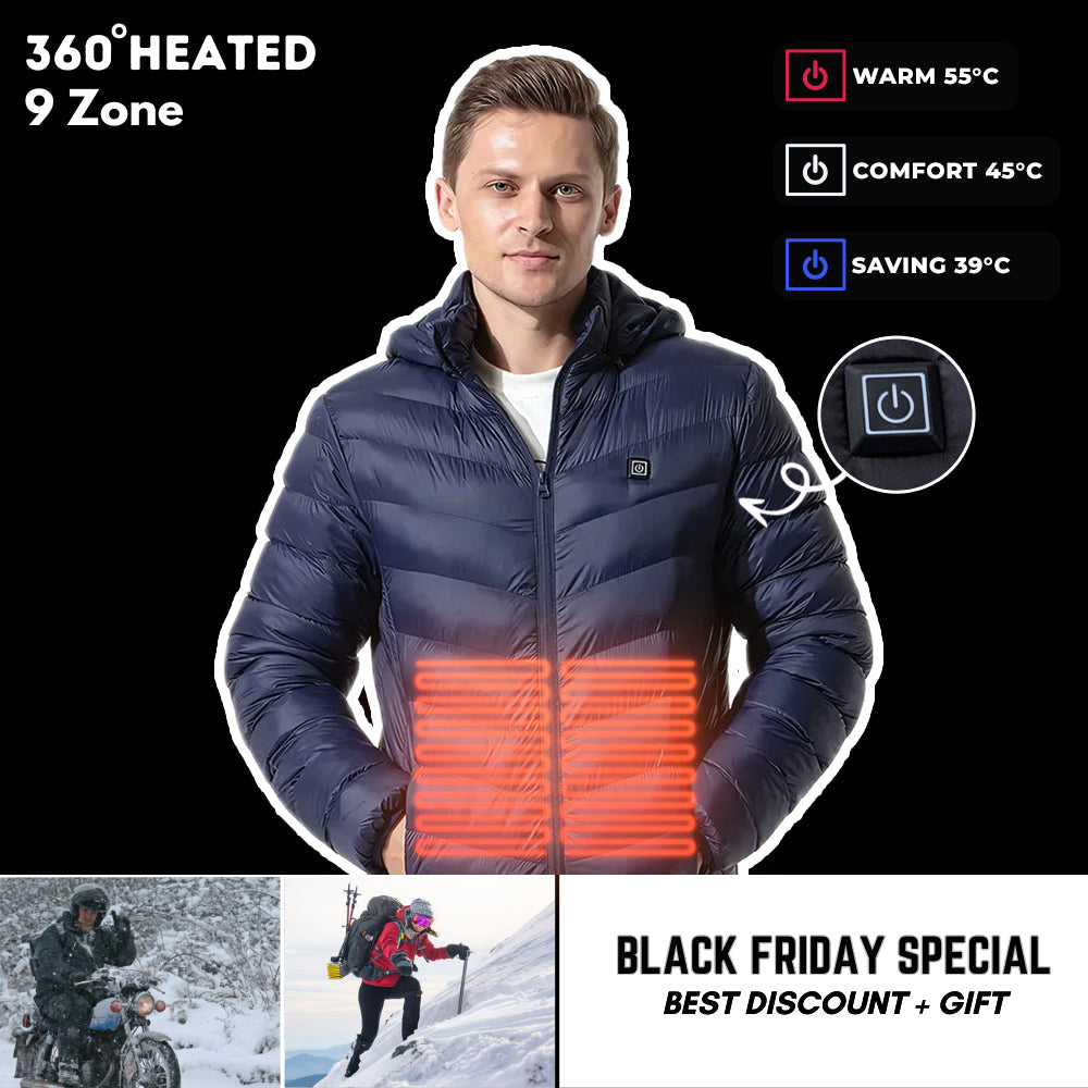 Loft Multi-level Heated Jacket - Black Friday Sale