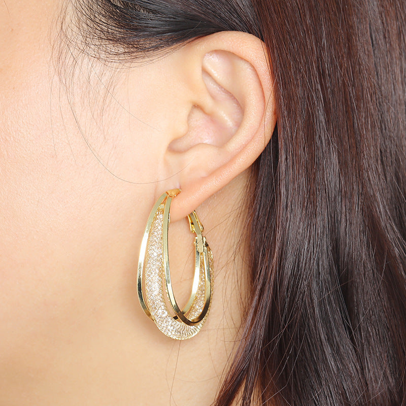 Lymphatic fashion Oval Earrings (Limited Time Discount - Last Day)