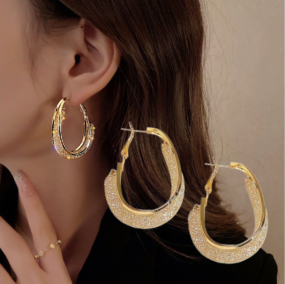 Lymphatic fashion Oval Earrings (Limited Time Discount - Last Day)