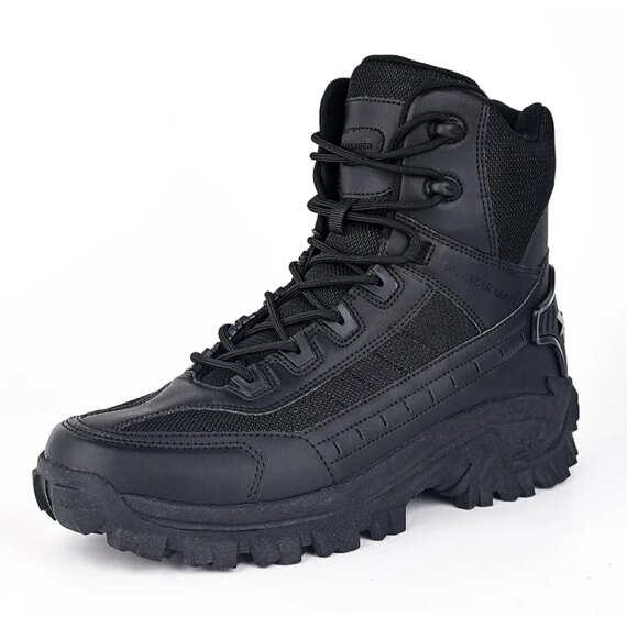 Men's Waterproof Outdoor Anti-Puncture Work Combat Boots Army Boots ...