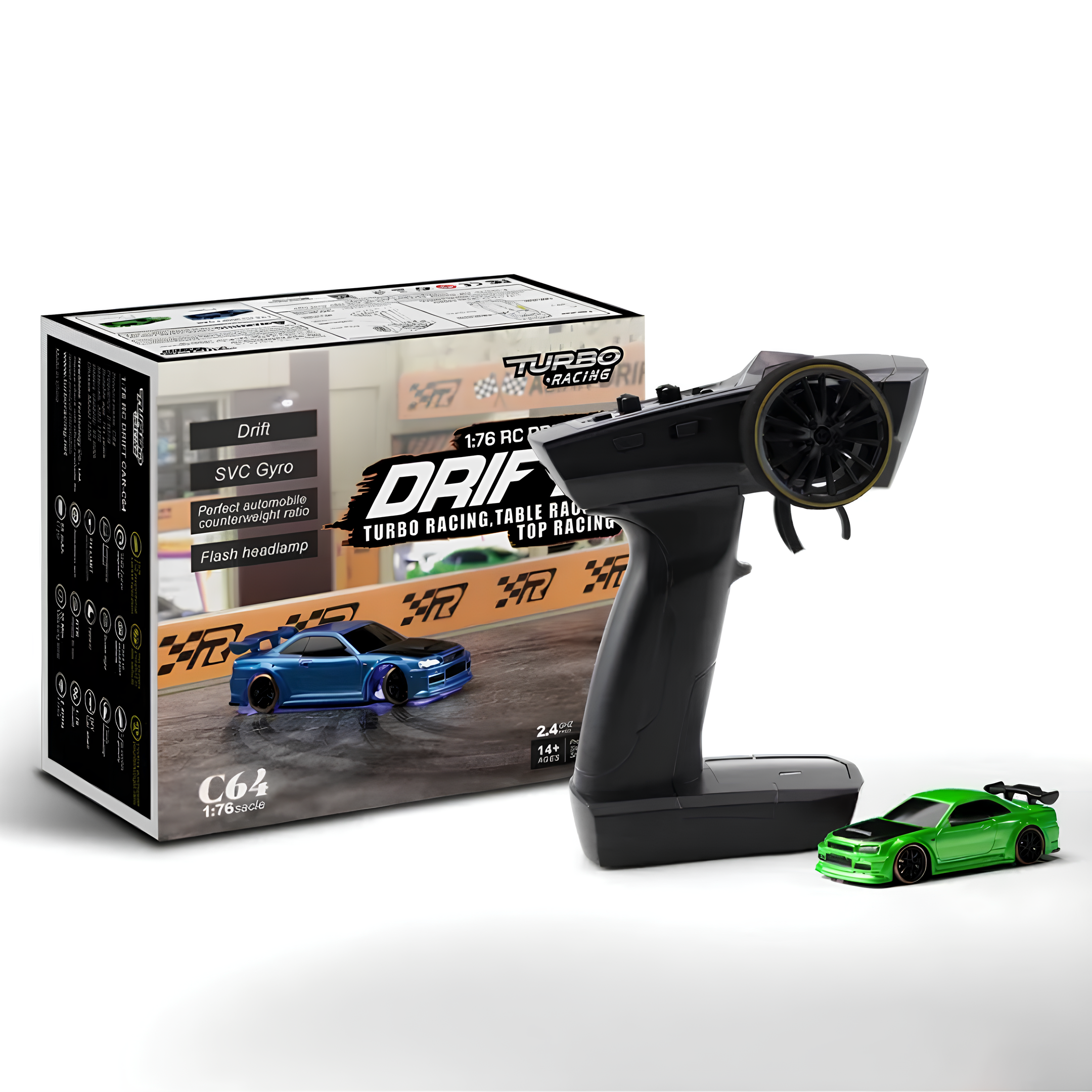 Mini DriftKing 1:76 RC Car