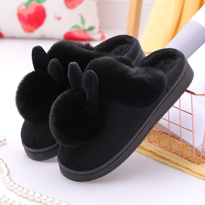 Moostep Winter Soft Bunny Plush Slippers