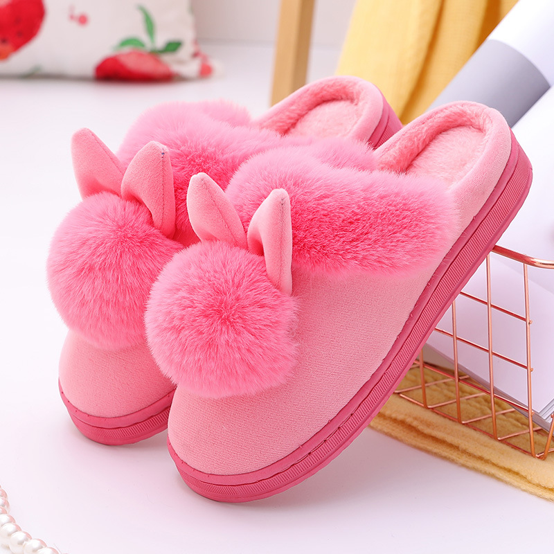 Moostep Winter Soft Bunny Plush Slippers