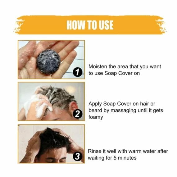 Natural Grey Hair Removal Soap - Hot Sale 70% OFF