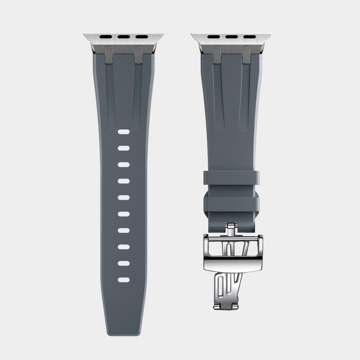 New XAP Metal Head Silicone Band For Apple Watch