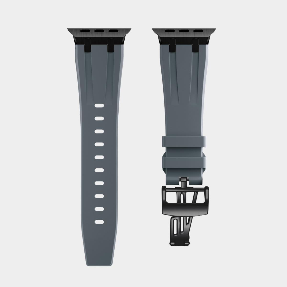 New XAP Metal Head Silicone Band For Apple Watch