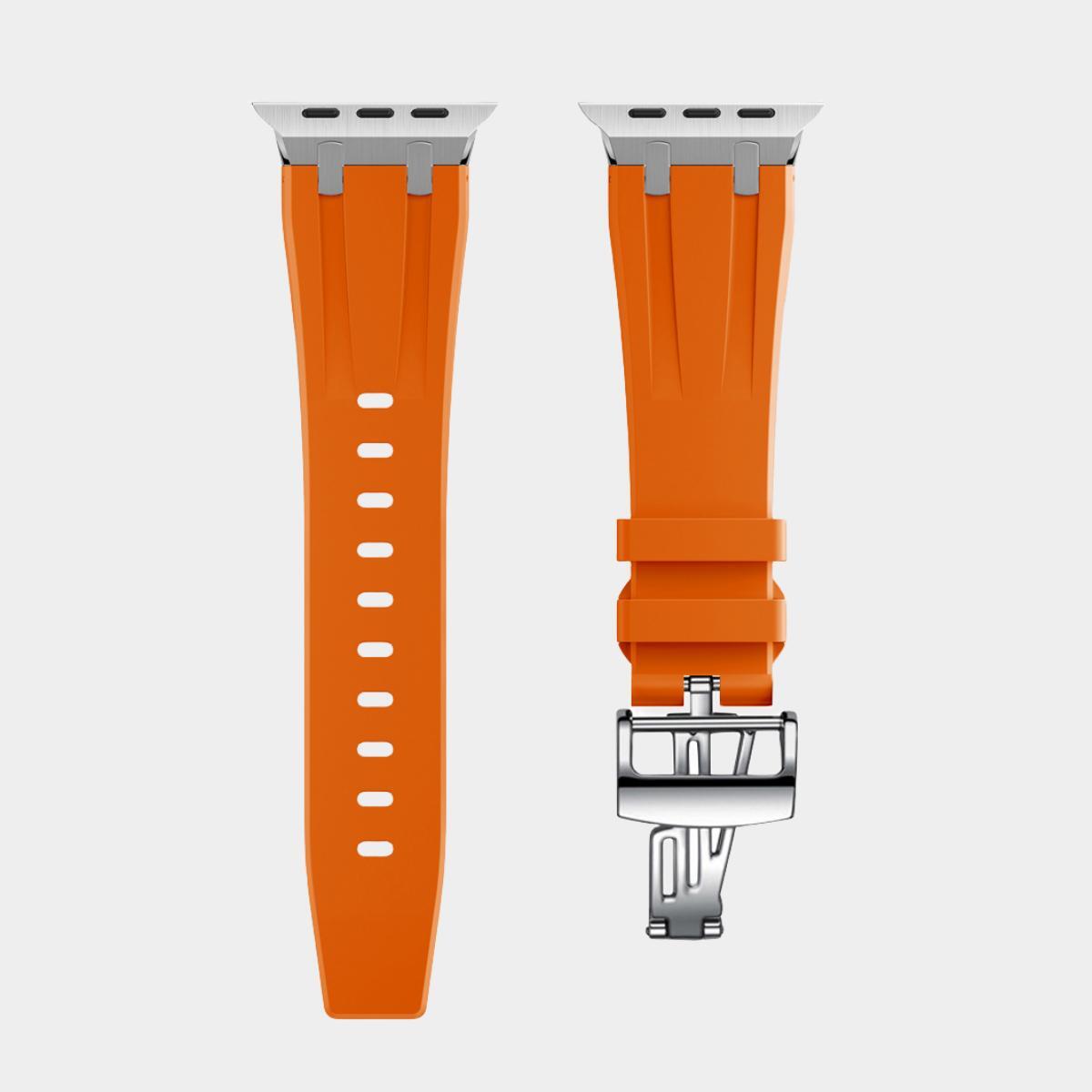 New XAP Metal Head Silicone Band For Apple Watch