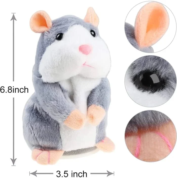 (New Year PRE Sale - SAVE 50% OFF) Talking Hamster Plush Toy