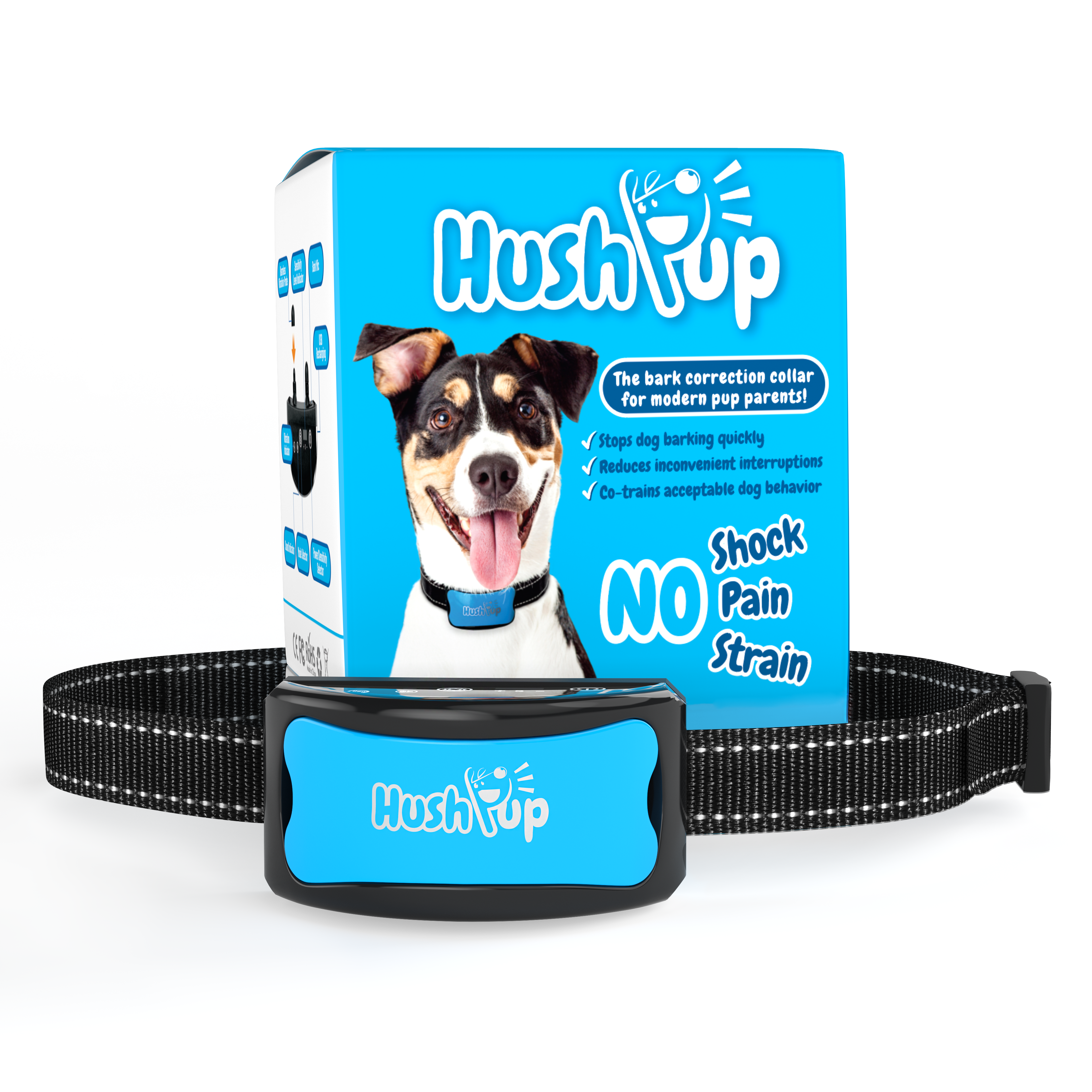 No Pain Bark Correction Collar