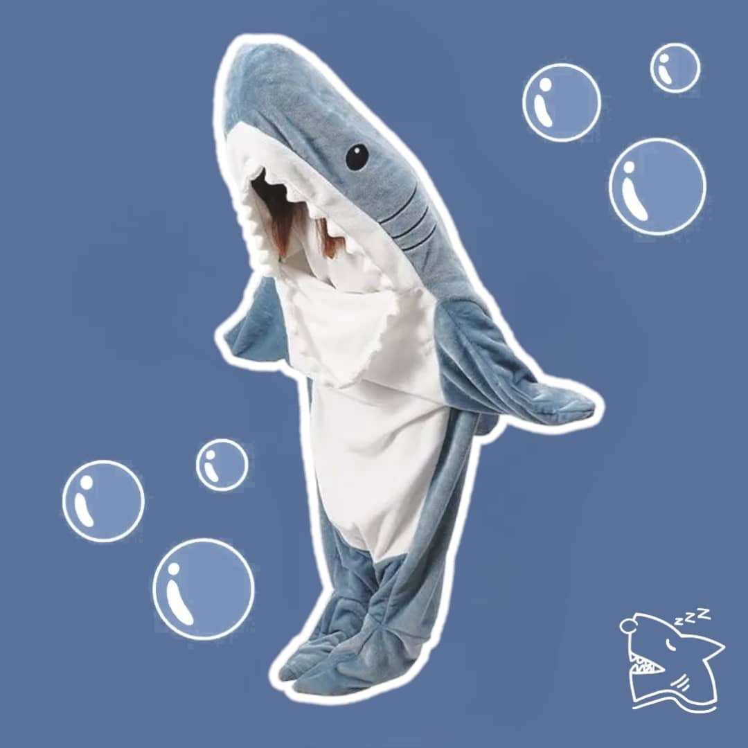 Original Sleepy Sharky Comfy Oversized Blankie Shark Blanket