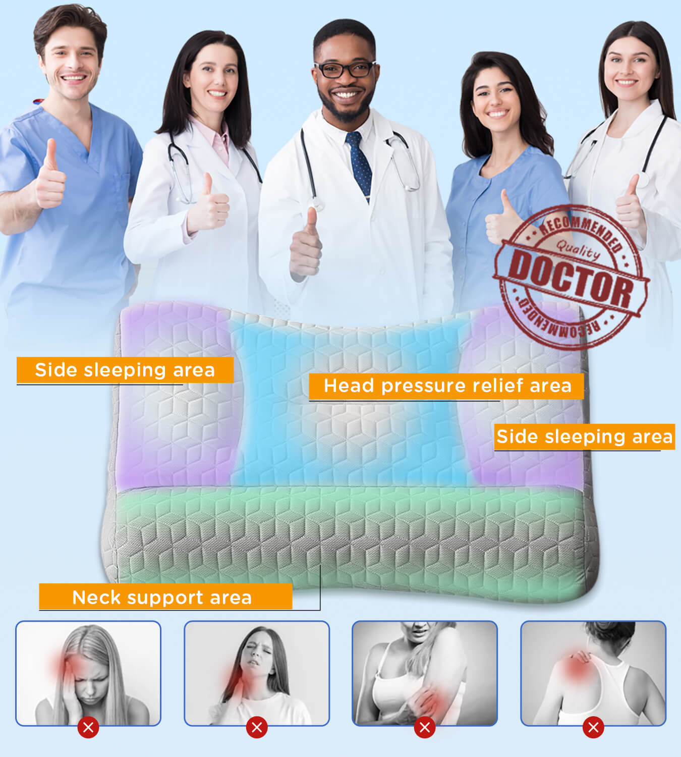 Orthopedic Deep Sleep Pillow