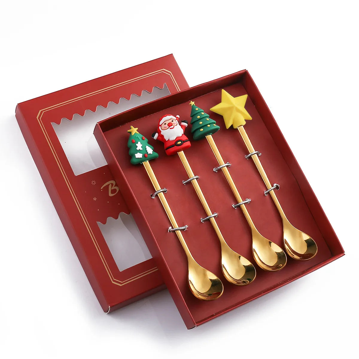 Perfect Christmas Gift Set: Holiday Dessert Utensils Set