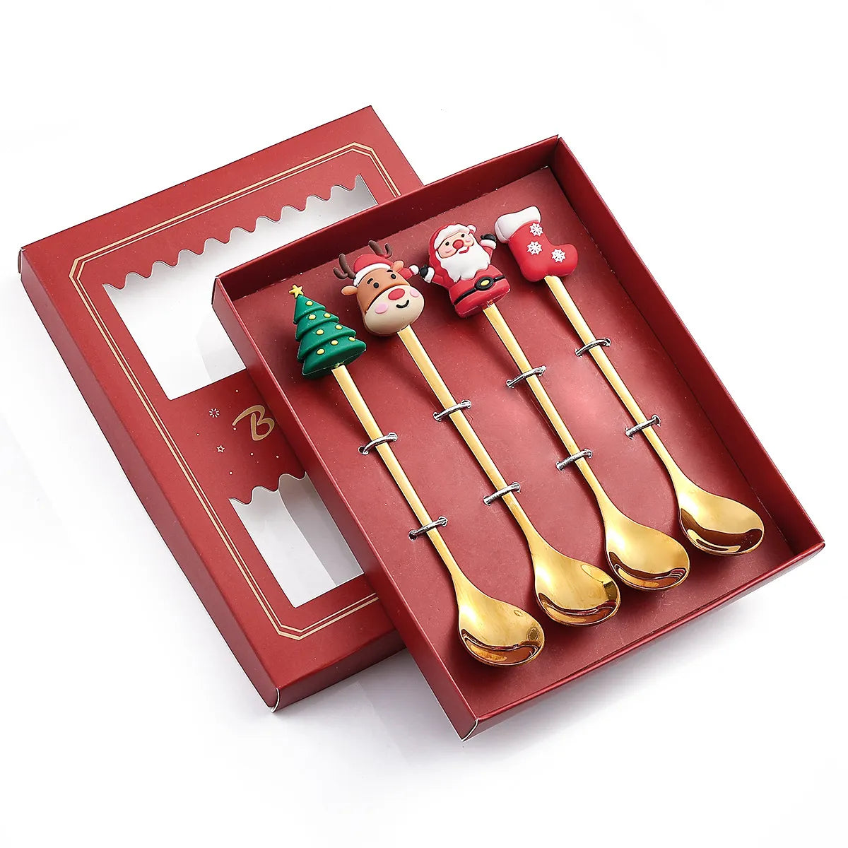 Perfect Christmas Gift Set: Holiday Dessert Utensils Set