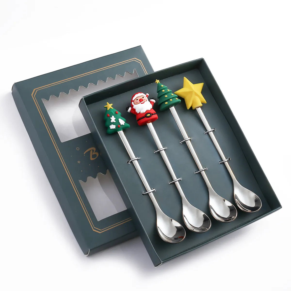 Perfect Christmas Gift Set: Holiday Dessert Utensils Set