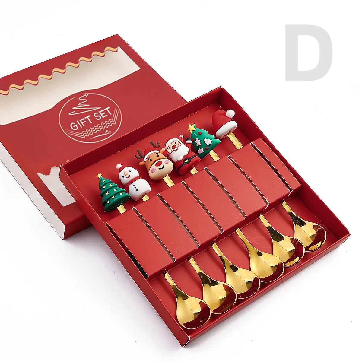 Perfect Christmas Gift Set: Holiday Dessert Utensils Set