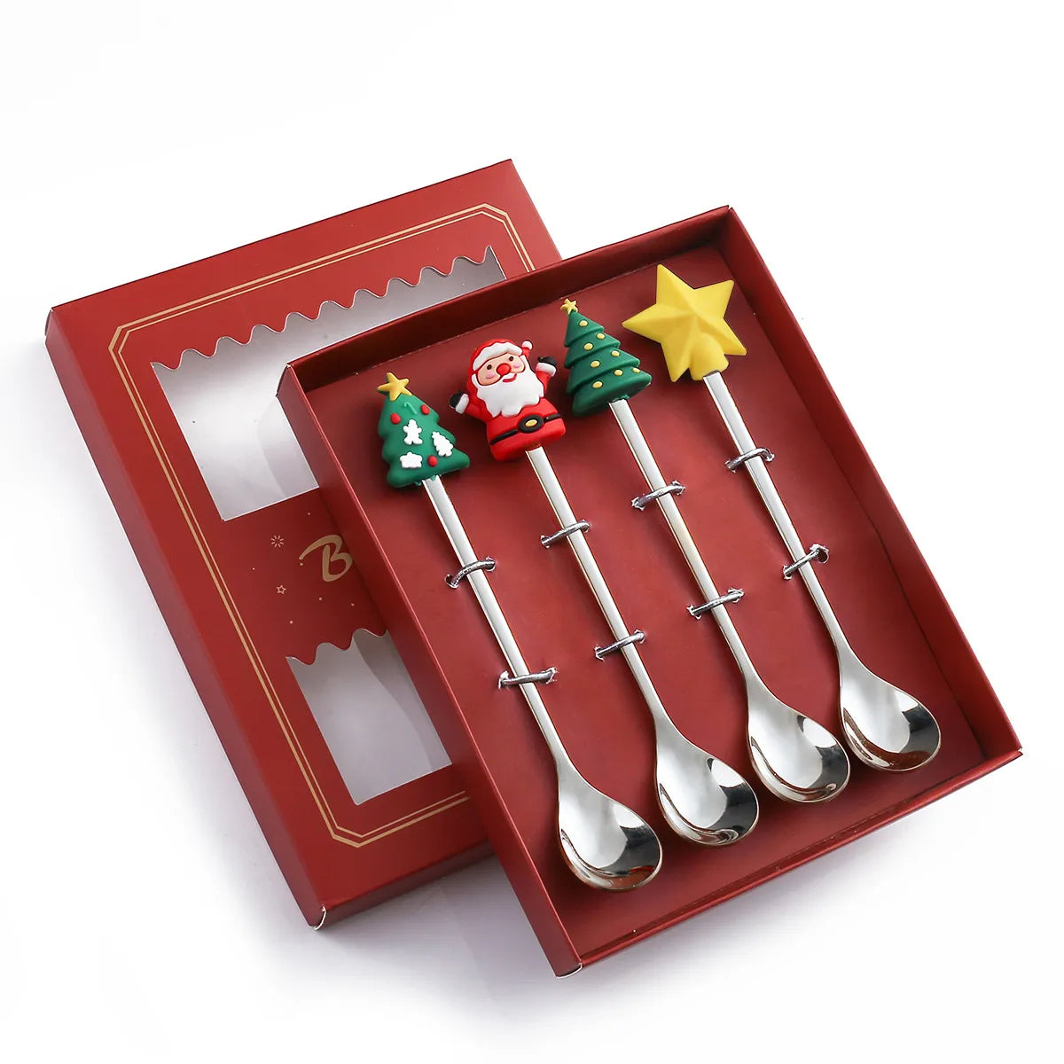 Perfect Christmas Gift Set: Holiday Dessert Utensils Set