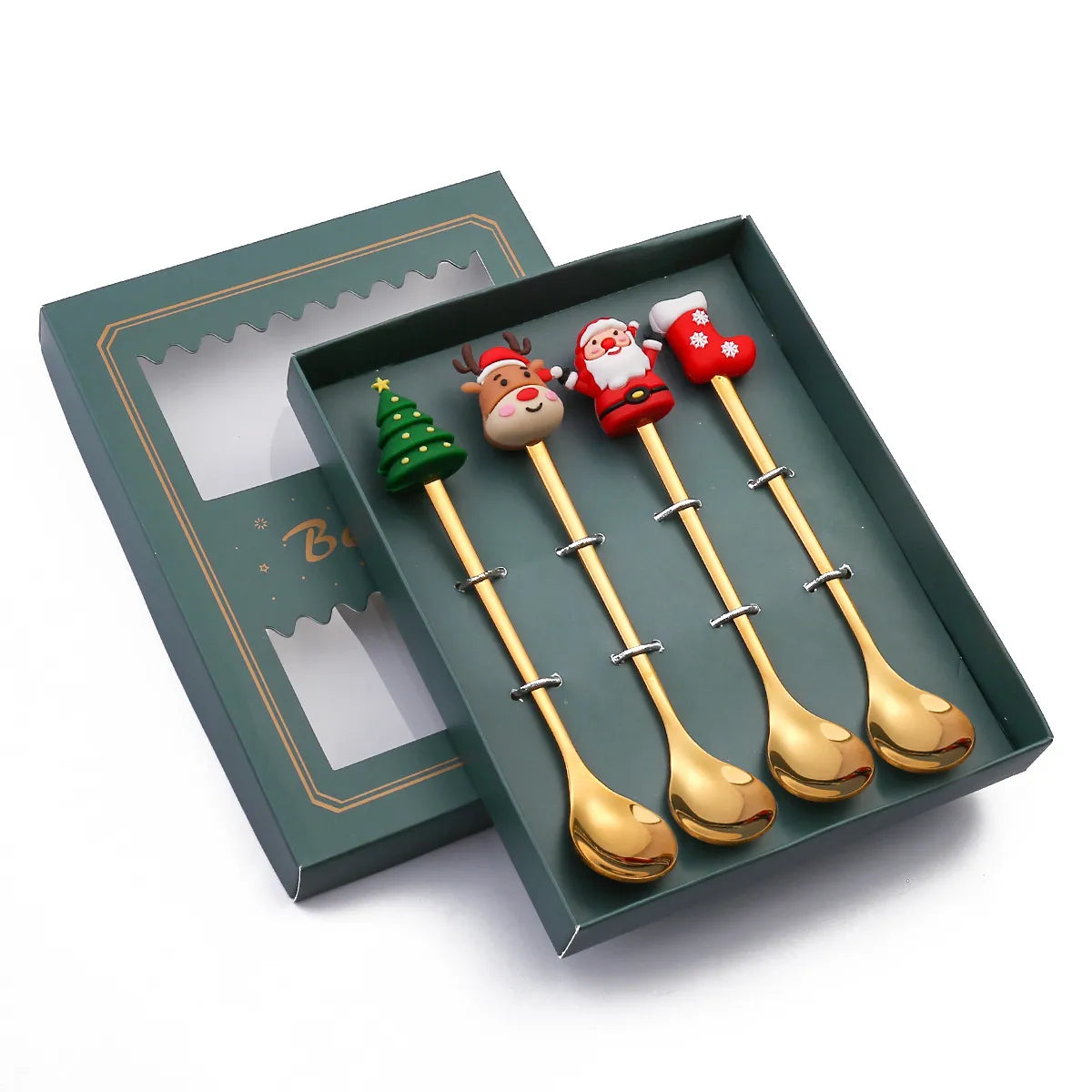 Perfect Christmas Gift Set: Holiday Dessert Utensils Set