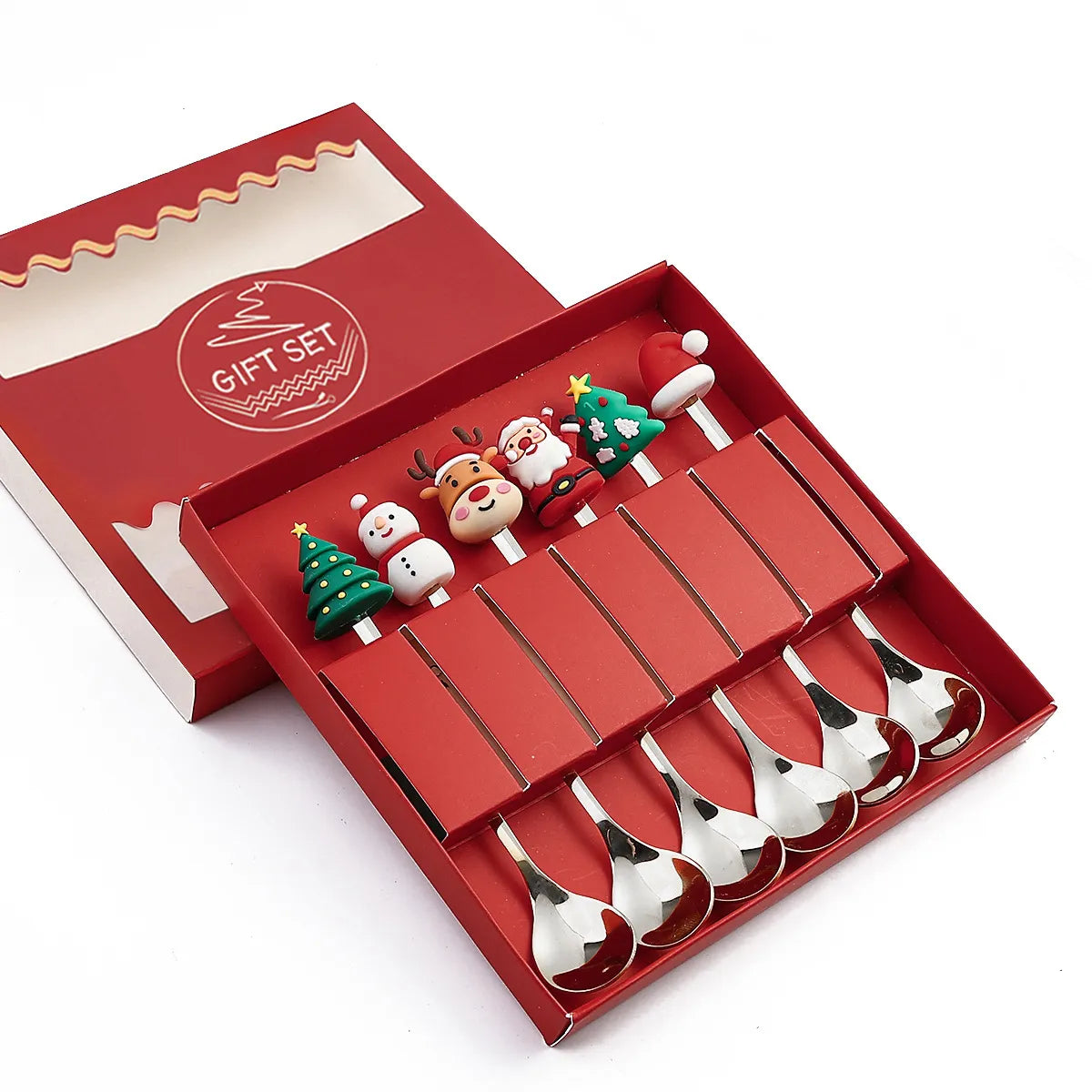 Perfect Christmas Gift Set: Holiday Dessert Utensils Set