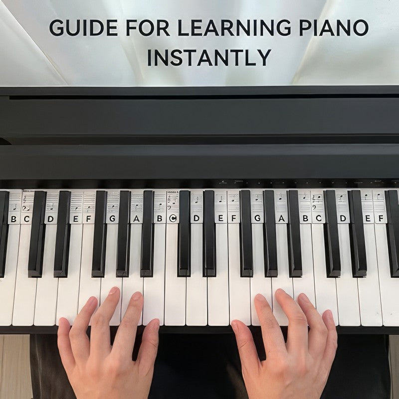 Piano Key Guide Labels