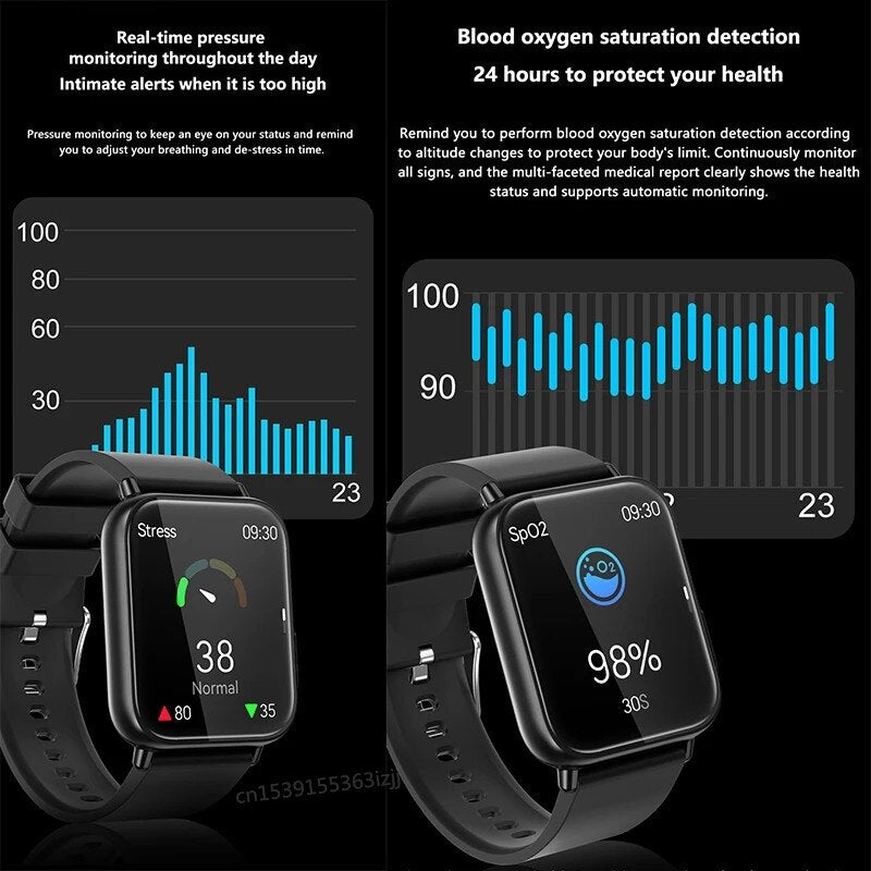 QUANTYVO CARE Plus 2 - Non-Invasive Blood Glucose Monitoring Smartwatch