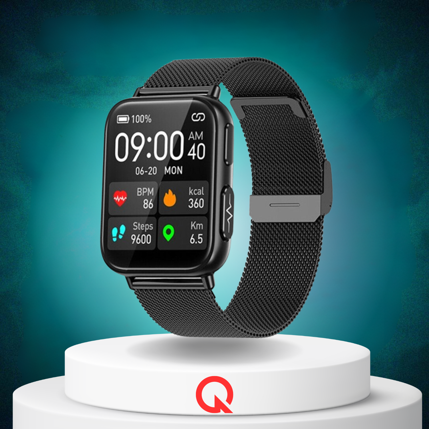 QUANTYVO CARE Plus 2 - Non-Invasive Blood Glucose Monitoring Smartwatch