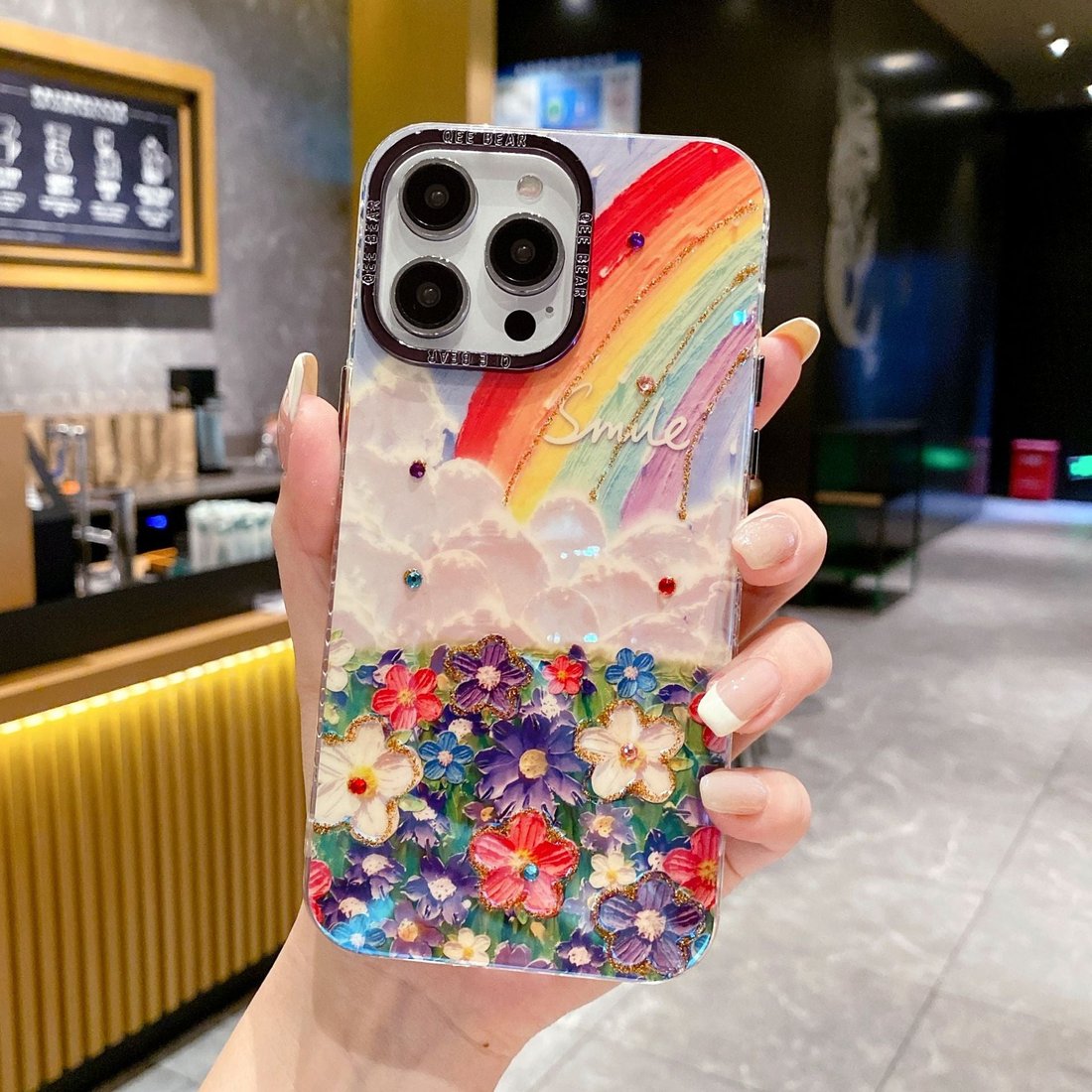 Rainbow Artistic Phone Case for iPhone 15promax