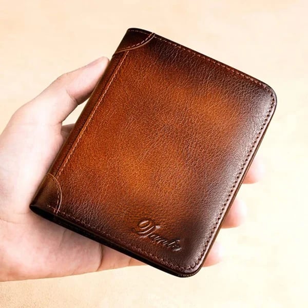 RFID Genuine Leather Wallet for Men