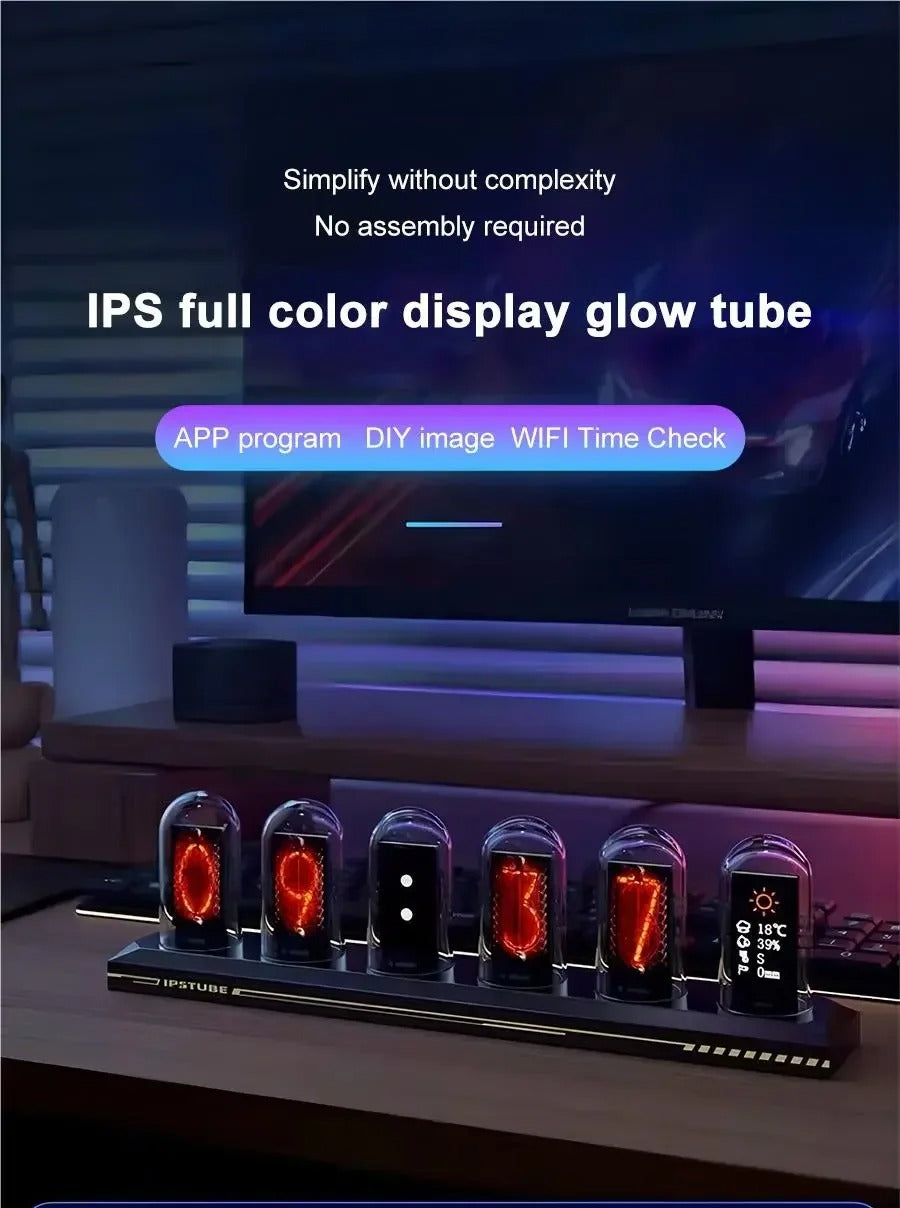 RGB Glow Tube Clock