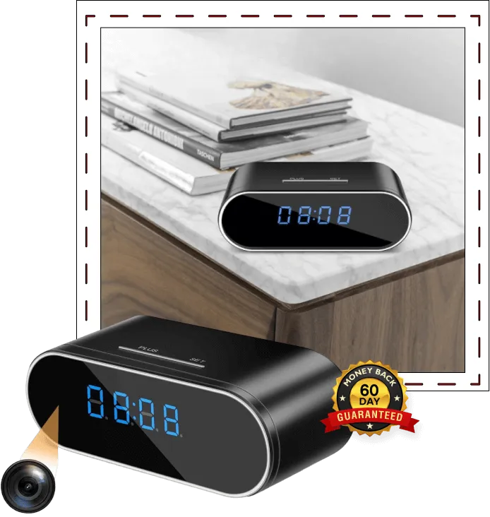 SafeView Surveillance Clock