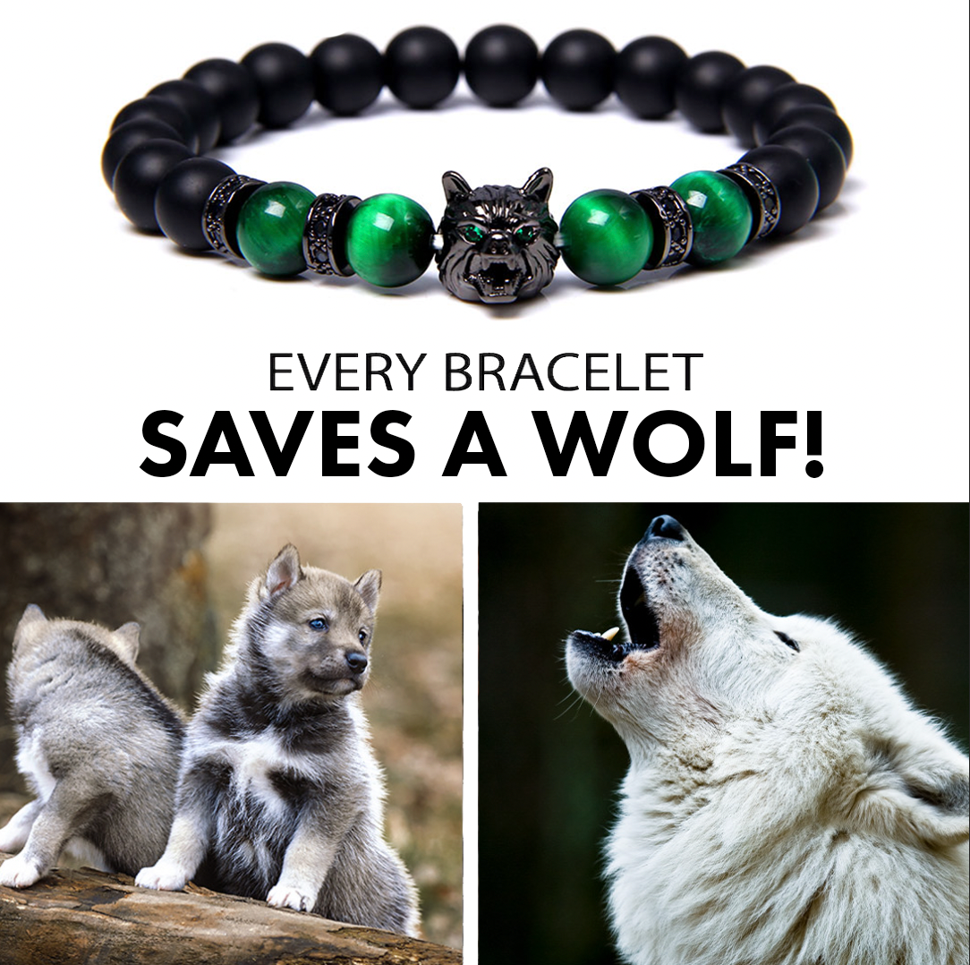 "Save a Wolf" Bracelet