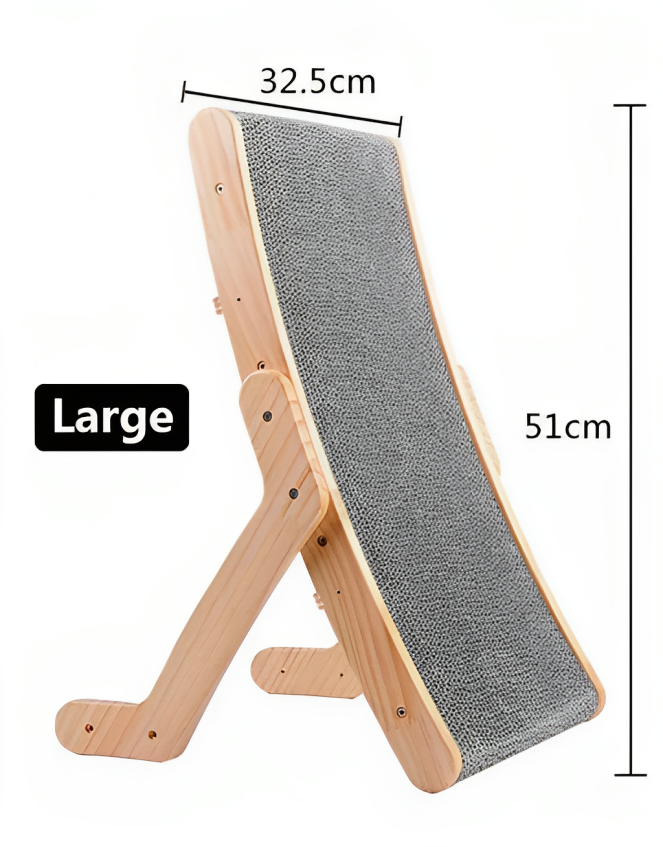 ScratchSlope - Solid Wood Framed Cat Scratcher