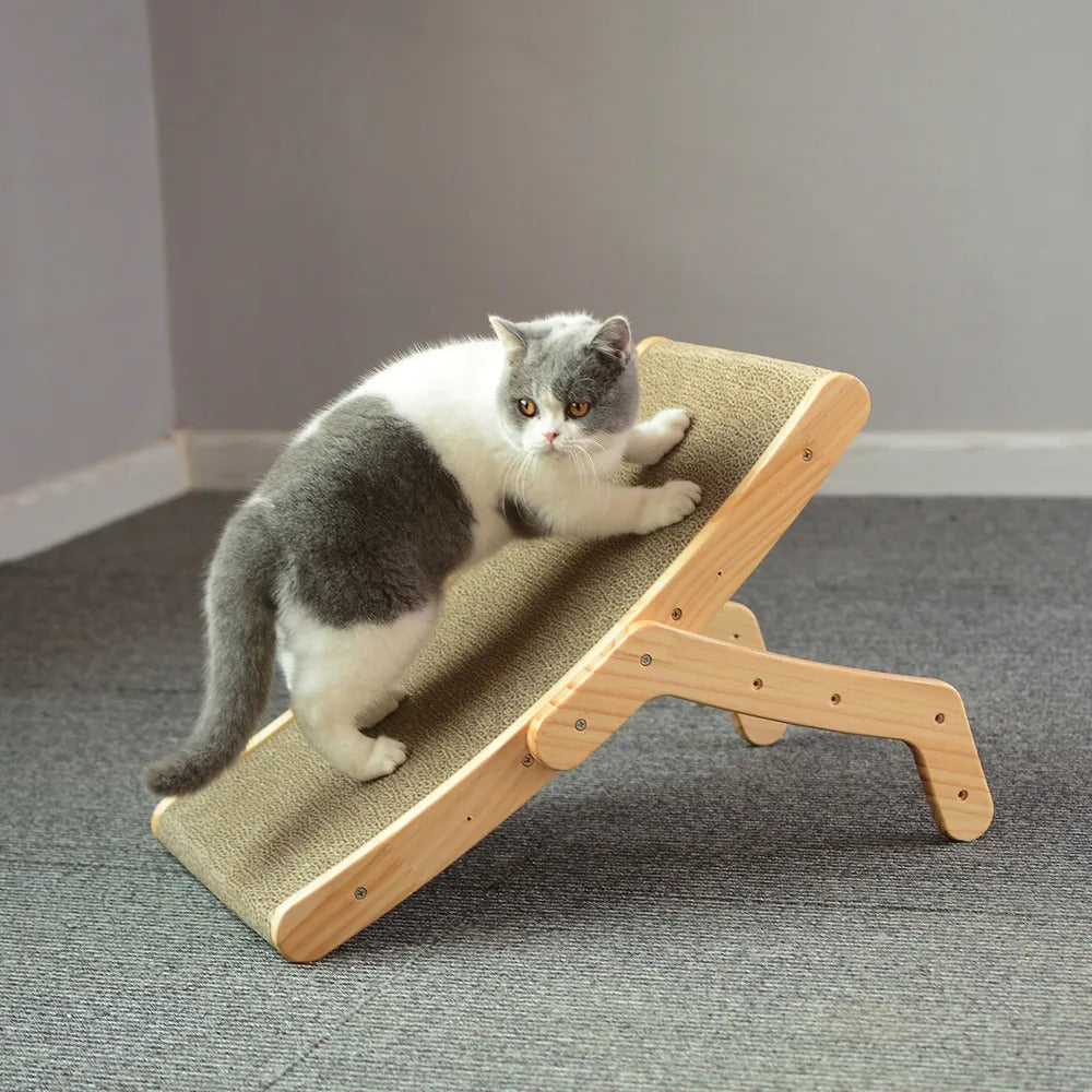 ScratchSlope - Solid Wood Framed Cat Scratcher